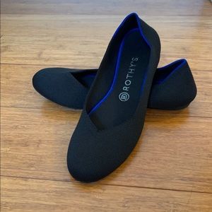 Rothy’s 9.5 Black Flats